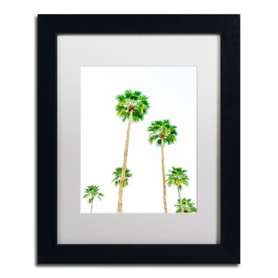 Trademark Fine Art Ariane Moshayedi Palms 6 11 x 14 Matted Framed (190836272525)