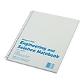 National Brand Engineering & Science 1-Subject Computation Notebooks, 8.5 x 11, Quad, 60 Sheets, G