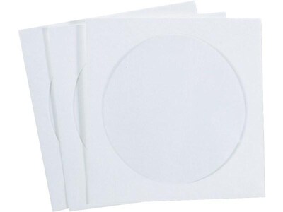 Quality Park Survivor Open End CD/DVD Envelopes, 4 7/8 x 5, White, 100/Box (QUAR7050)