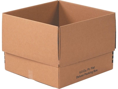 24 x 24 x 18 Deluxe Moving Boxes, ECT Rated, Brown, 10/Bundle (242418DPB)