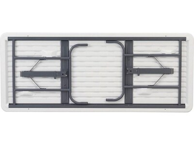 ICEBERG IndestrucTable TOO 600S Folding Table, 72 x 30, Platinum (65323)