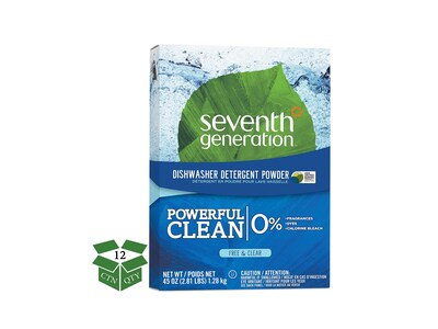 Seventh Generation Dishwasher Detergent Powder, 12/Carton (SEV-22150CT)