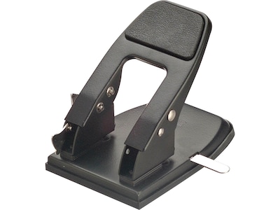 Officemate 2-Hole Punch, 50 Sheet Capacity, Black (90082)