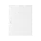 Tabbies Medical Chart Index Blank Tab Dividers, 7-Hole Punched, White, 400/Box (TAB54520)