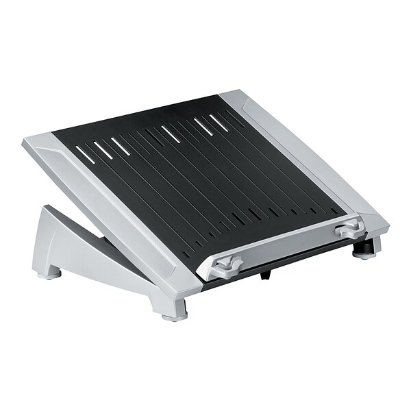 Fellowes Office Suites 15.06W x 10.5D Plastic Laptop Riser, Black/Silver (8036701)