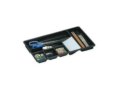 OfficeMate Plastic Drawer Organizer, Black (21312)