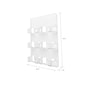 Deflect-O Wall Mounted Card Holders, Clear (70601)