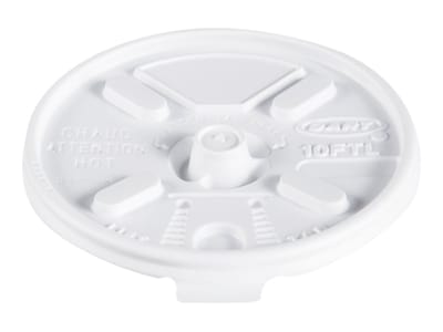 Dart Lift n Lock Lids, White, 1000/Carton (10FTL)