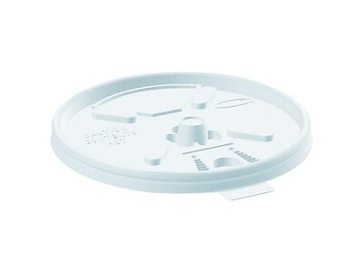 Dart Lift n Lock Lids, White, 1000/Carton (10FTL)