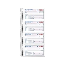 TOPS Money/Rent Receipt Book, 200 Sets/Book, White/Canary (4161)
