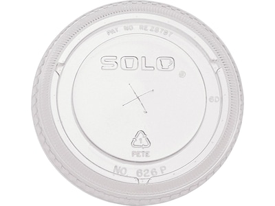 Solo Lids, Clear, 1000/Carton (626TS)