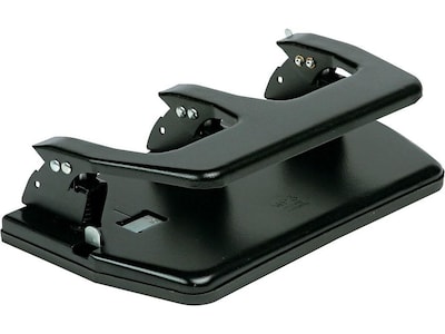 Master 3-Hole Punch, 20 Sheet Capacity, Black (MP3)