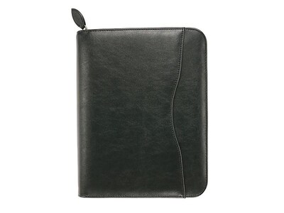 Day-Timer Avalon 8.5 x  5.5 Faux Leather Monthly Personal Organizer, Black, Each (8263)