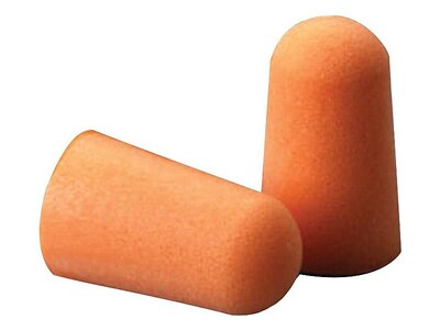 3M 1100 Uncorded Earplugs, Orange, 200/Box (1100)