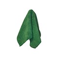 Microfiber Technologies Premium Microfiber Dry Cloths, Green, 12/Pack (LFK300)