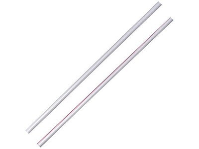 Dixie White/Red Plastic Stirrers, 1000/Box, 10 Boxes/Carton (HS5CC)