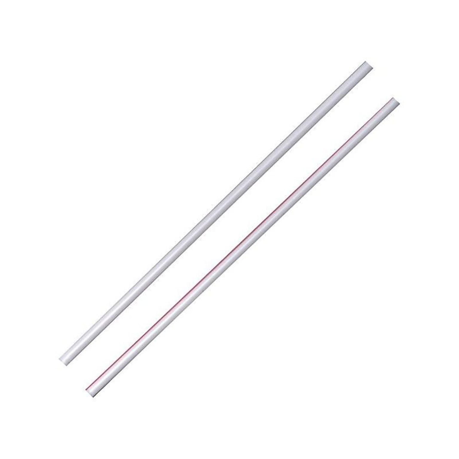 Dixie White/Red Plastic Stirrers, 1000/Box, 10 Boxes/Carton (HS5CC)