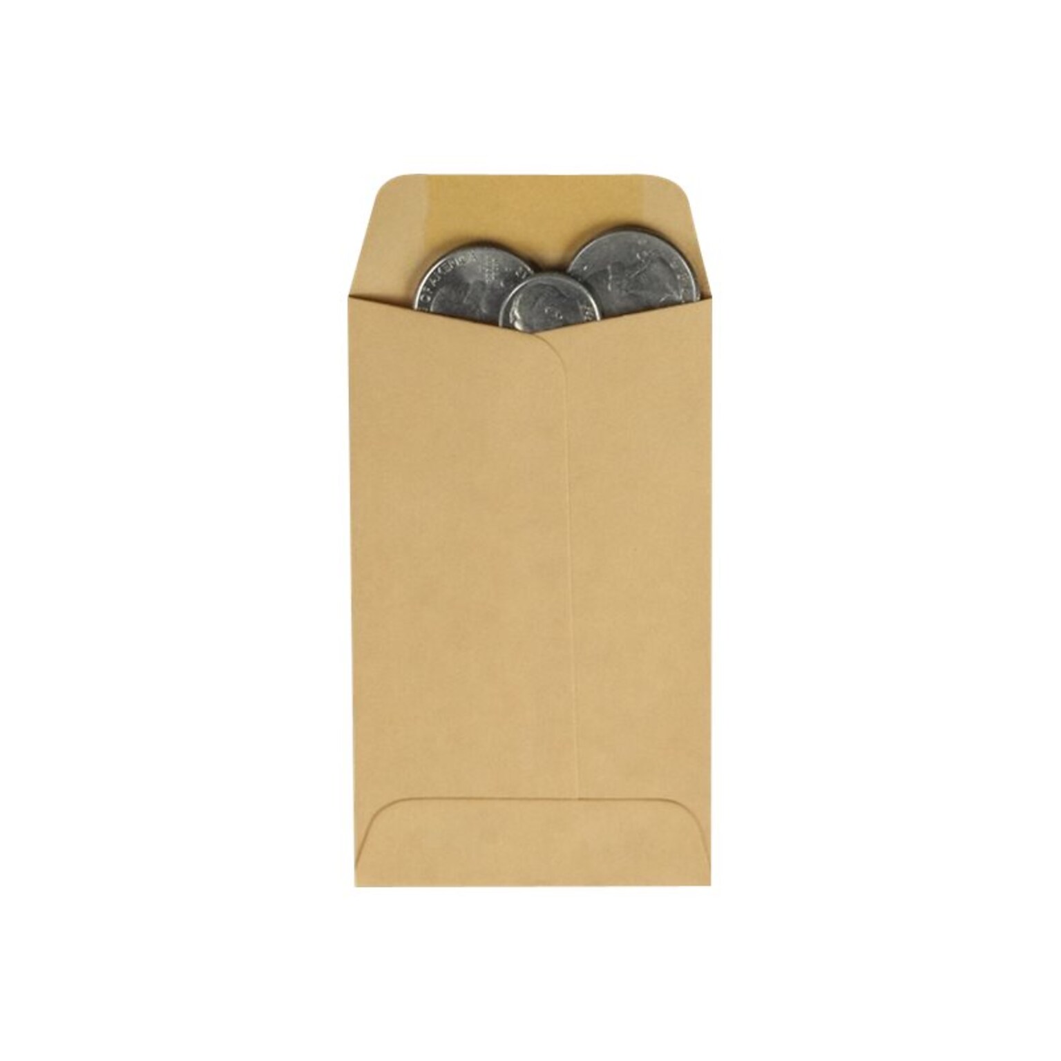 Quality Park Kraft #3 Envelope 2 1/2 x 4 1/4, Brown, 500/Box (QUA50260)