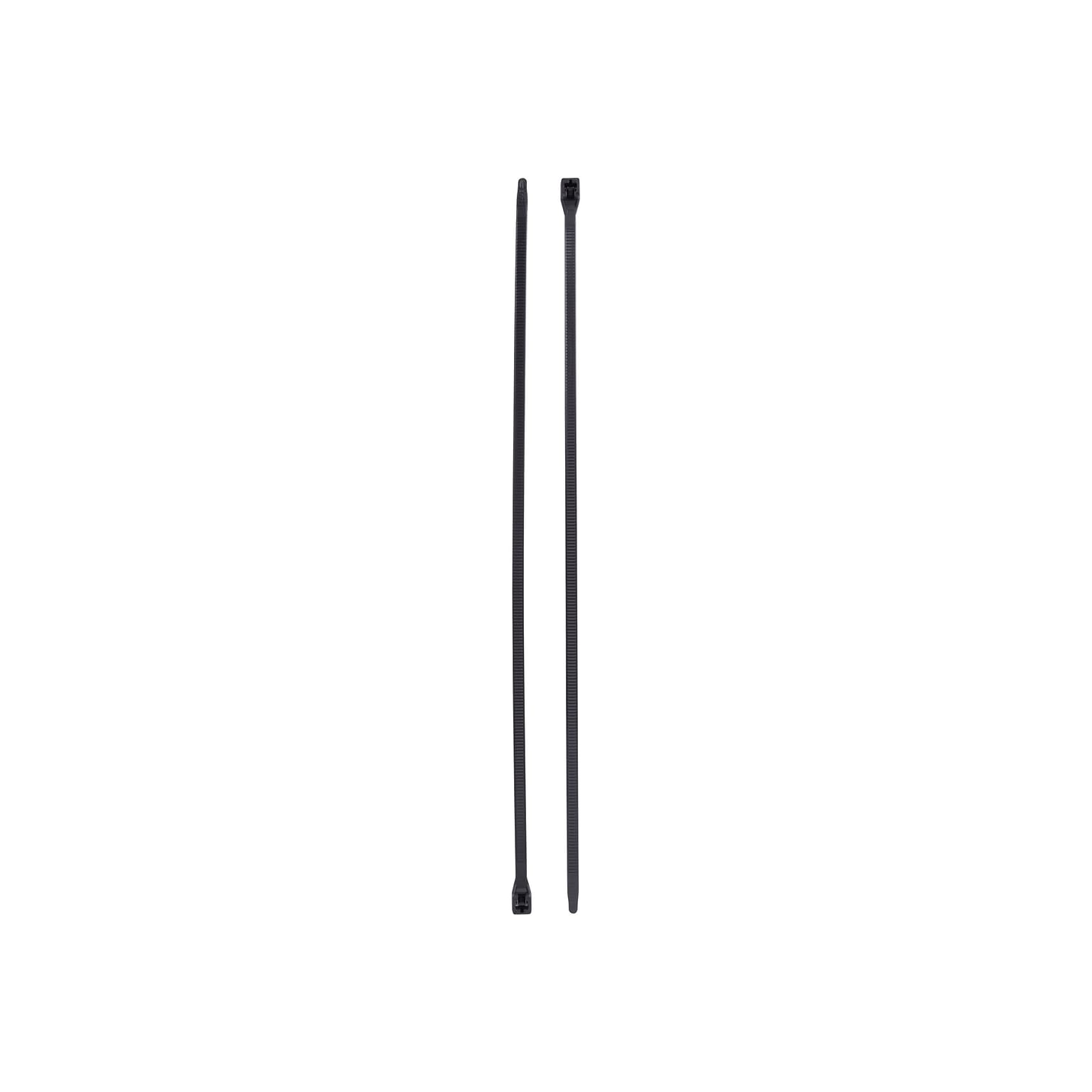 Gardner Bender Heavy-Duty Cable Ties, Black, 50/Box (623-46-415UVB)