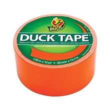 Duck Heavy Duty Duct Tape, 1.88 x 15 Yds., Neon Orange (1265019)