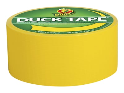 Duck Heavy Duty Duct Tape, 1.88" x 20 Yds., Yellow (1304966)
