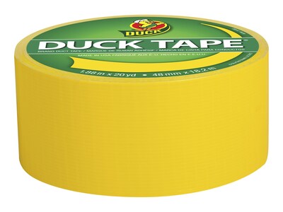 Duck Heavy Duty Duct Tape, 1.88" x 20 Yds., Yellow (1304966)