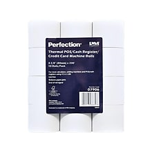 PM Company Perfection Thermal Cash Register/POS Rolls, 3 1/8 x 230, 10/Pack (PMC-07906)