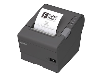 Epson TM-T88V Direct Thermal/Thermal Transfer POS Printer, USB, Seriel, Ethernet, Bluetooth, Dark Gr