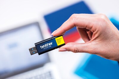 Brother CZ-1001 Continuous Paper Label Roll with ZINK® Zero Ink technology, 3/8" x 16-4/10', Multicolored (CZ-1001)