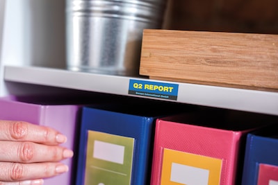 Brother CZ-1003 Continuous Paper Label Roll with ZINK® Zero Ink technology, 3/4" x 16-4/10', Multicolored (CZ-1003)