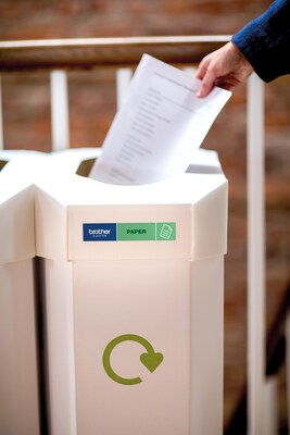 Brother CZ-1004 Continuous Paper Label Roll with ZINK® Zero Ink technology, 1" x 16-4/10', Multicolored (CZ-1004)