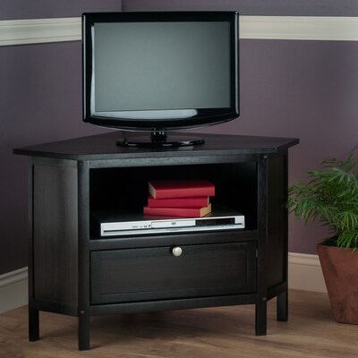 Winsome Corner TV Stand, Screens up to 27", Espresso (92634)