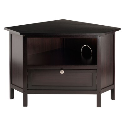 Winsome Corner TV Stand, Screens up to 27", Espresso (92634)