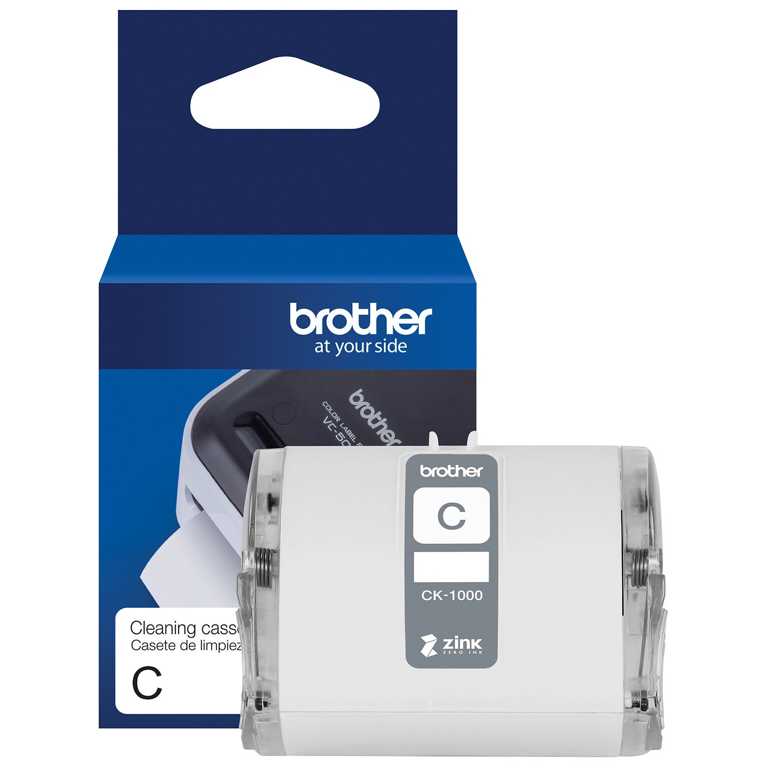 Brother Genuine CK-1000  1.97 (50mm) Wide x 6.5 ft (2 m) Cleaning Roll for ColAura Color Photo & Label Printer