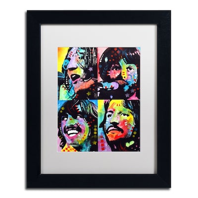 Trademark Fine Art Dean Russo Beatles 11 x 14 Matted Framed (190836166091)