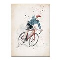 Trademark Fine Art Balazs Solti I Want To Ride My Bicycle 14 x 19 Canvas Stretched (190836181285)