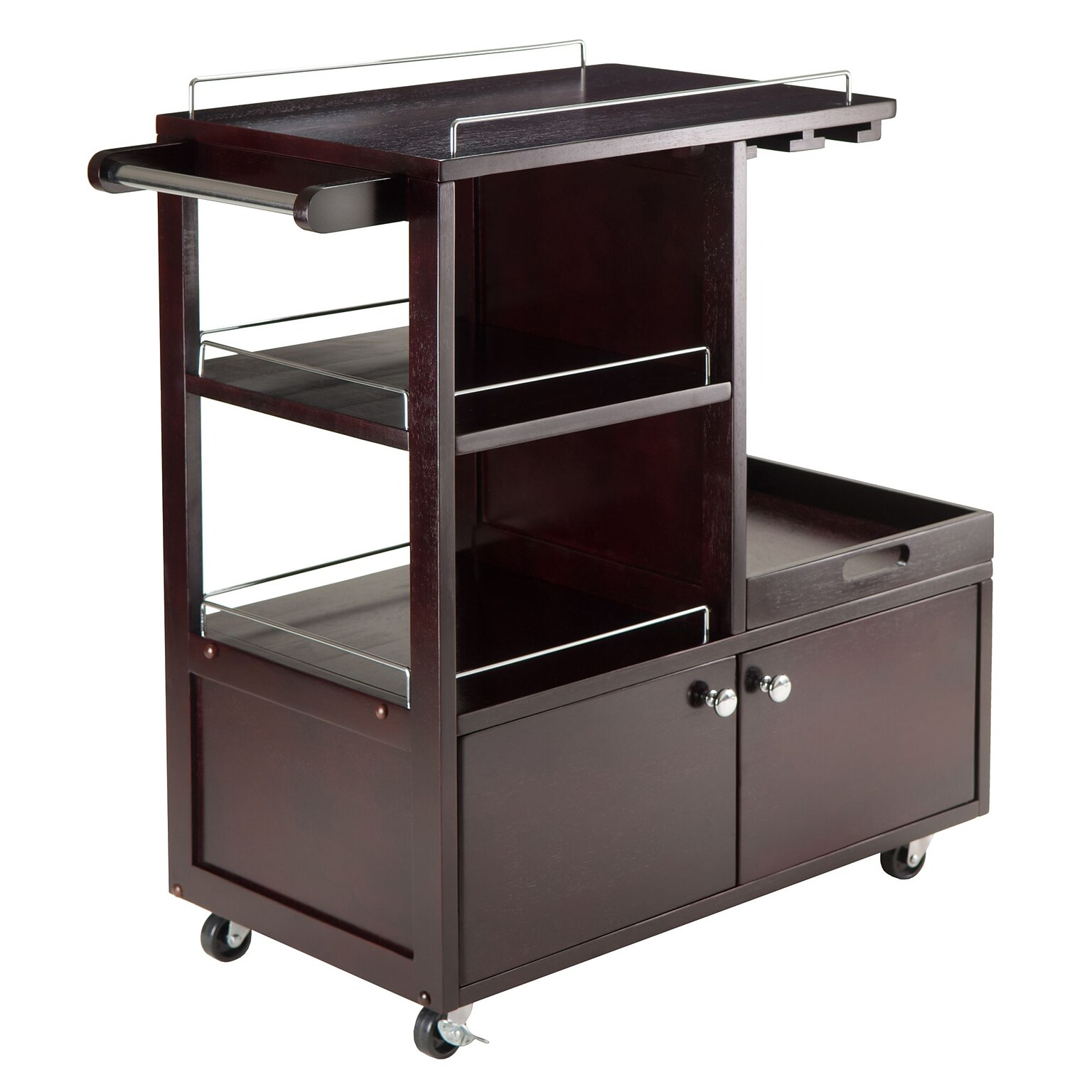 Winsome 34W Galen Entertainment Cart Espresso (92430)