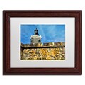 Trademark Fine Art CATeyes Castillo San Felipe del Morro 11 11 x 14 Matted Framed Art Print (190836035656)