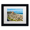 Trademark Fine Art CATeyes Cementario de Santa Maria 11 x 14 Matted Framed (190836037483)