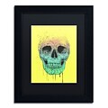 Trademark Fine Art Balazs Solti Pop Art Skull 11 x 14 Matted Framed (190836178025)