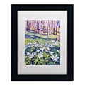 Trademark Fine Art David Lloyd Glover Anemones in the Meadow 11 x 14 Matted Framed (190836227921)