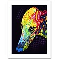 Trademark Fine Art Dean Russo Greyhound 18 x 24 Paper Rolled (190836150021)