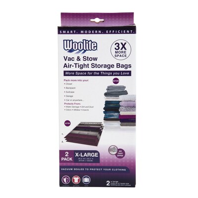 Woolite 2 Piece Air-Tight X-Large Vacuum Storage Bags