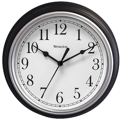 9 Decorative Wall Clock (Black)