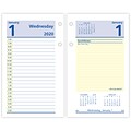 2020 AT-A-GLANCE 3 1/2 x 6 Daily Loose-Leaf Desk Calendar Refill QuickNotes (E517-50-20)