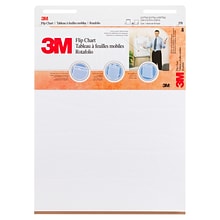 3M Flip Chart Easel Pad, 25 x 30, 40 Sheets/Pad, 2 Pads/Carton (MMM570)