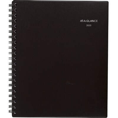 2020 AT-A-GLANCE 8 1/4 x 11 Planner, Black (70-738-05-20)