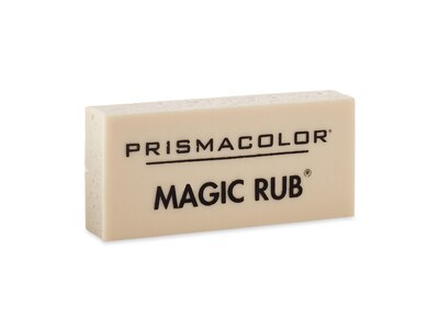 Prismacolor Magic Rub Erasers, Ivory, Dozen (73201)