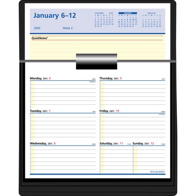 2020 AT-A-GLANCE 6 x 7 Flip-A-Week Weekly Refill with QuickNotes (SW706-50-20)