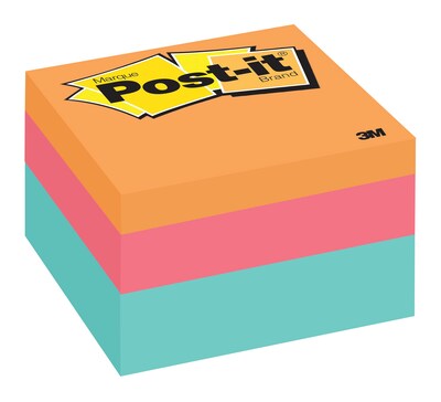 Post-it® Notes, 3 x 3, Aqua Wave, 470 Sheets/Pad, 1 Pad/Pack (2056-PP)